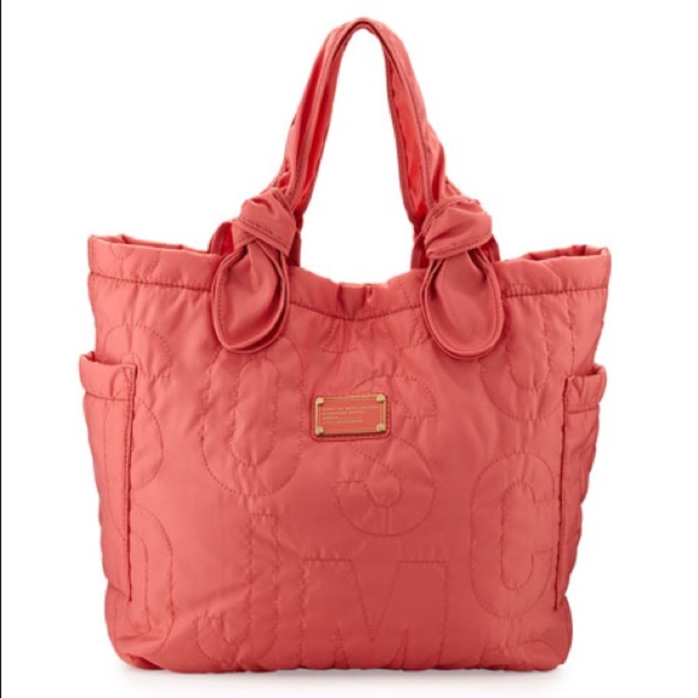 Marc by Marc Jacobs Medium Tote Bag Pretty Nylon Tate Color Rose Bush